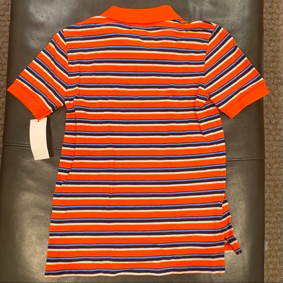Ralph Lauren Striped Cotton Polo Shirt. Sz. 7 - Picture 4 of 5